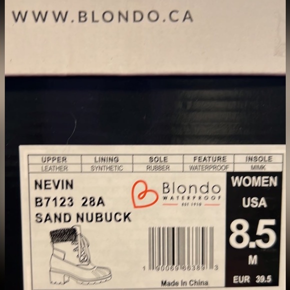NEW BLONDO WATERPROOF BOOTS - Picture 7 of 7